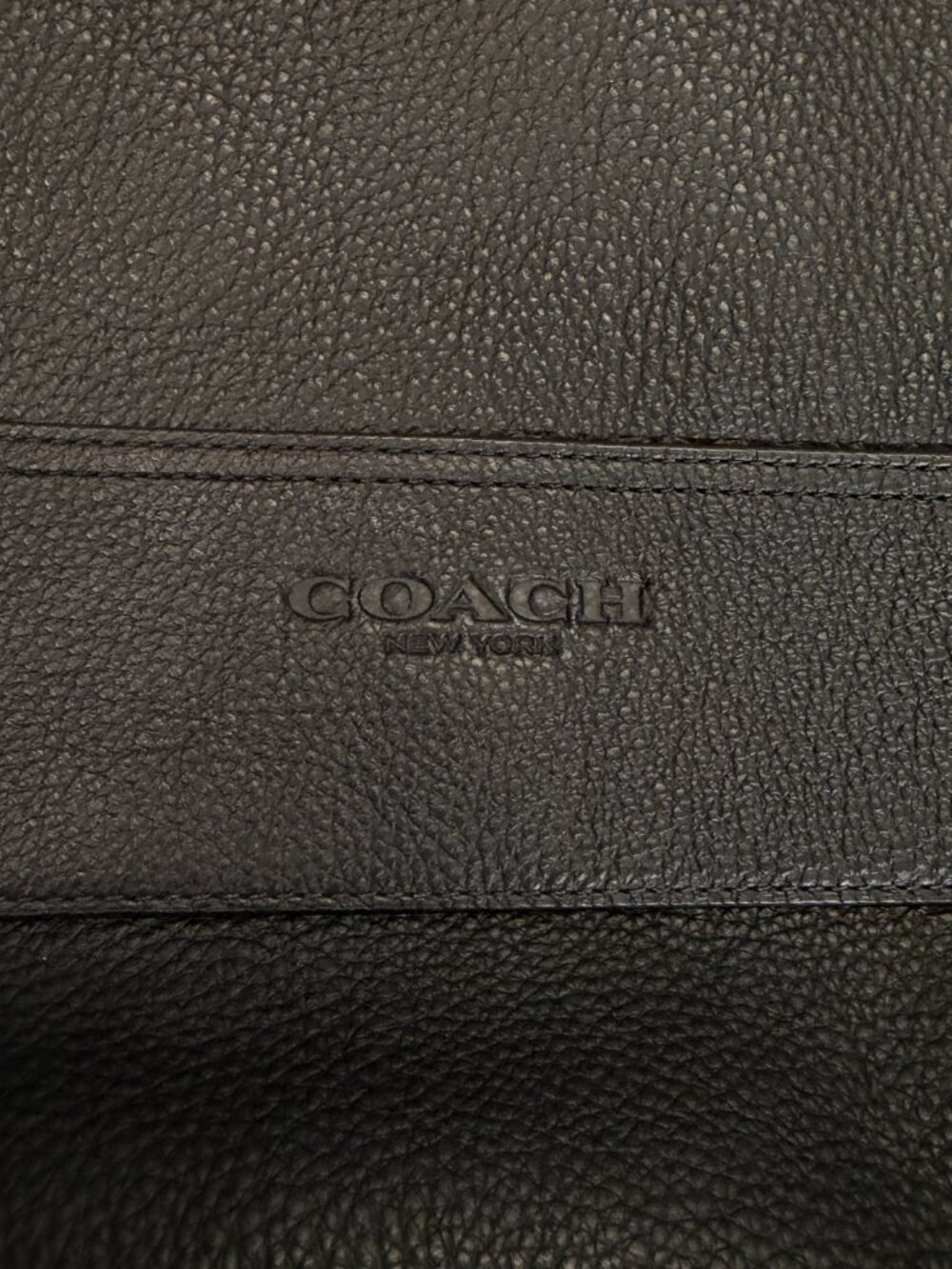 COACH Houston Leather Messenger Bag Black - Picture 2 of 15